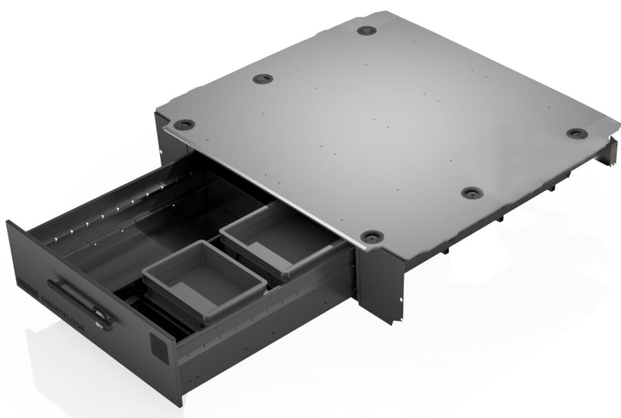 Smartfloor dubbelgolv till Volkswagen | Loyds Industri AS